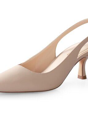 Women’s Slingback Kitten Heels Pointed Toe Pumps 2.5 Dress Party Casual Shoes